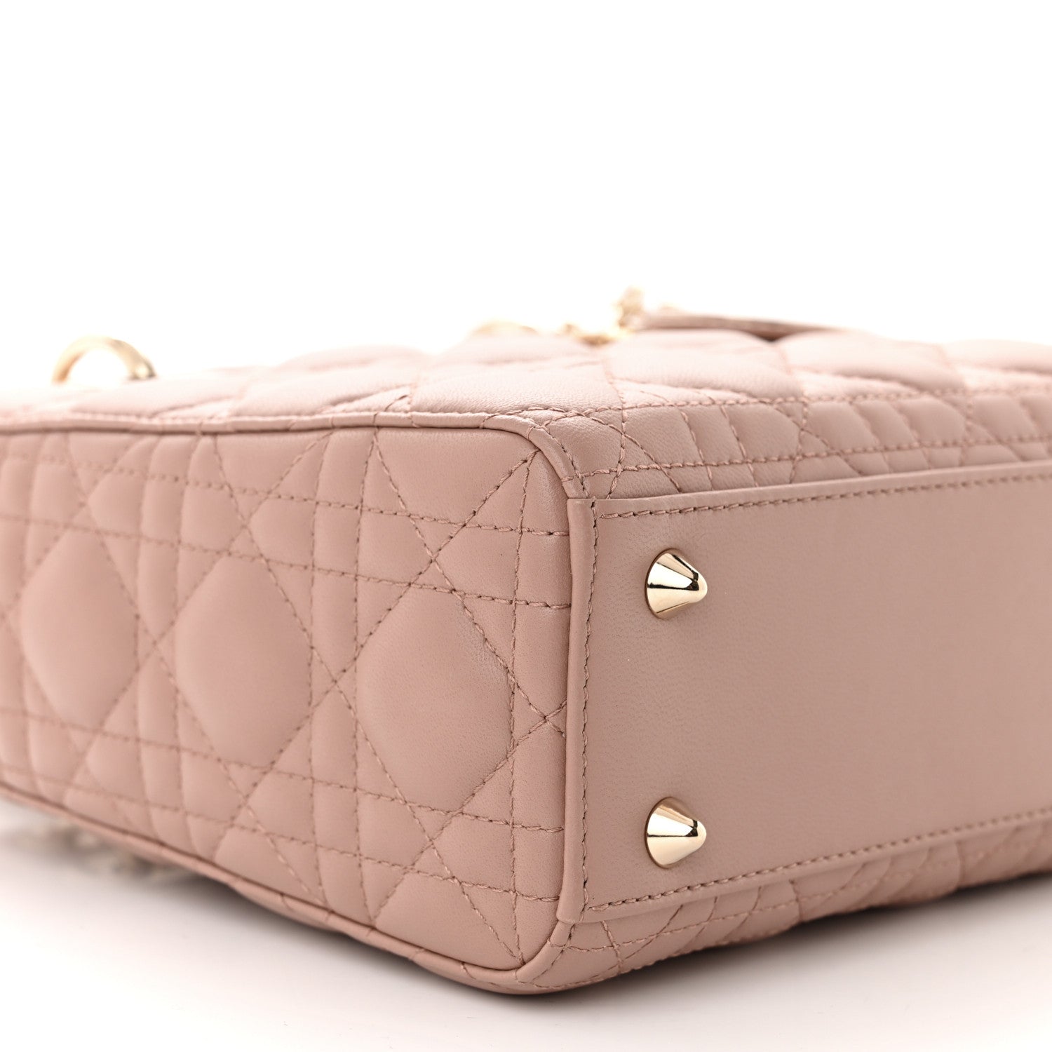 Christian Dior Lambskin Cannage Small My ABCDior Lady Dior Fard 9 of 10