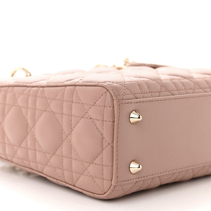 Christian Dior Lambskin Cannage Small My ABCDior Lady Dior Fard 9 of 10