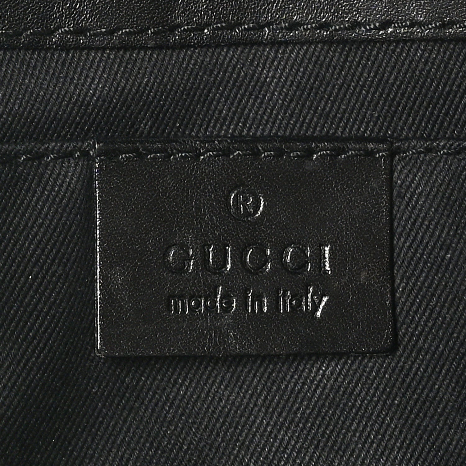 Gucci Monogram Studded Horsebit Clutch Black 6 of 10