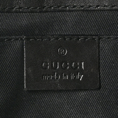 Gucci Monogram Studded Horsebit Clutch Black 6 of 10