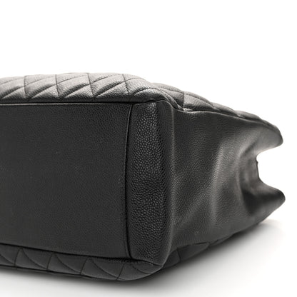 Chanel Caviar Quilted Grand Shopping Tote GST Black 10 of 12