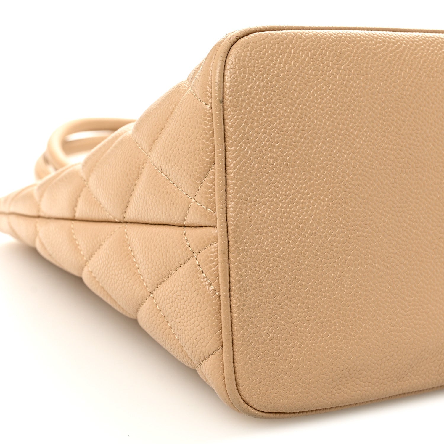 Chanel Caviar Quilted Medallion Tote Beige 9 of 12