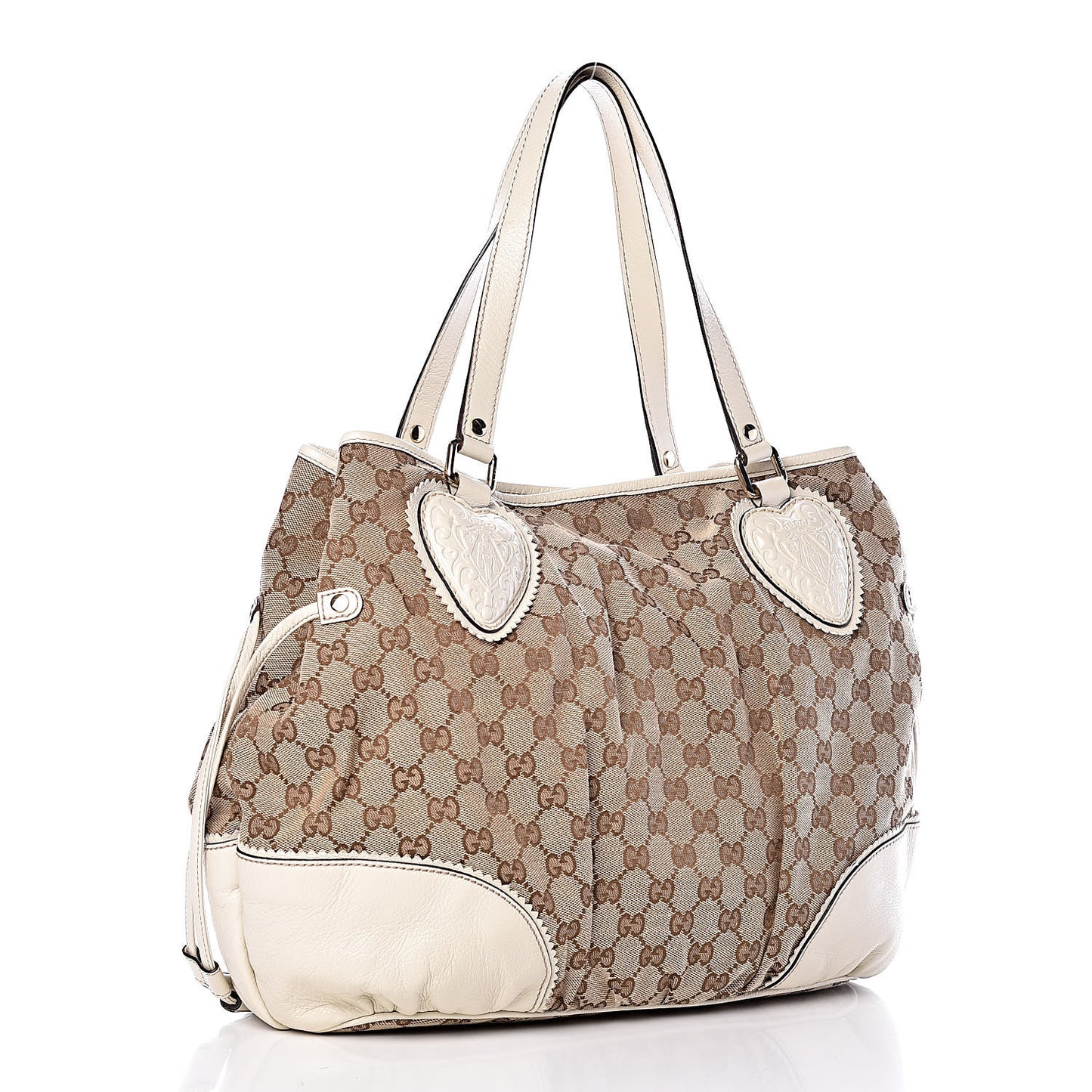Monogram Large Tribeca Tote Off White