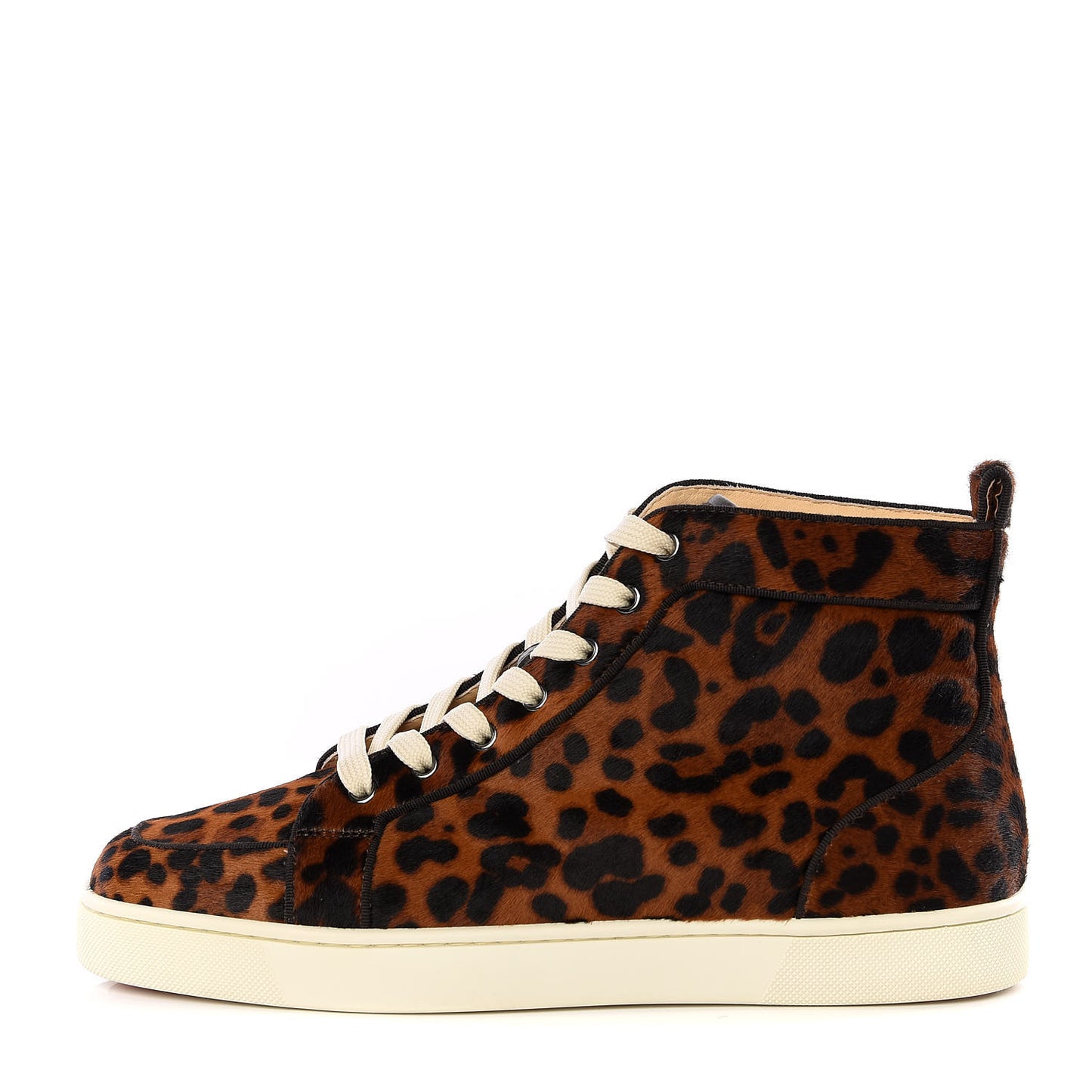 Pony Hair Mens Rantus Orlato Flat Sneakers 41.5 Leopard