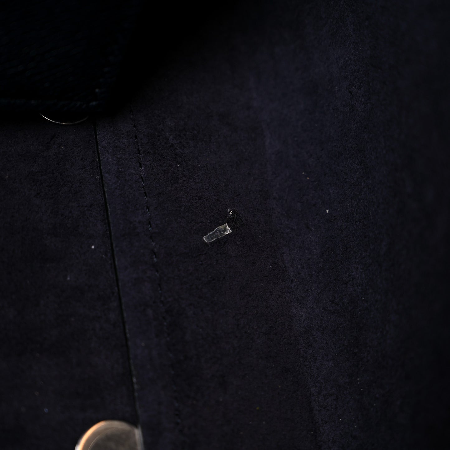 Grained Calfskin Mini Belt Bag Navy