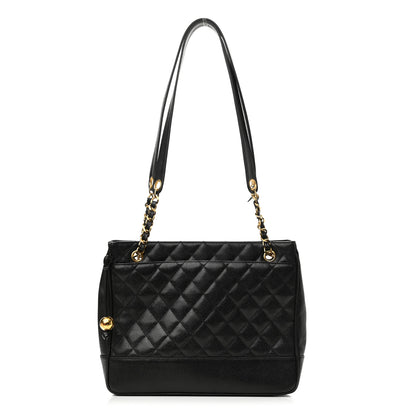 Chanel Caviar Quilted Shoulder Bag Black 1 of 9