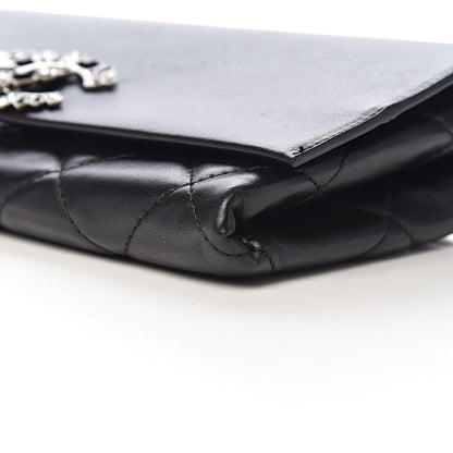 Chanel Lambskin Crystal Evening Clutch Black 14 of 18