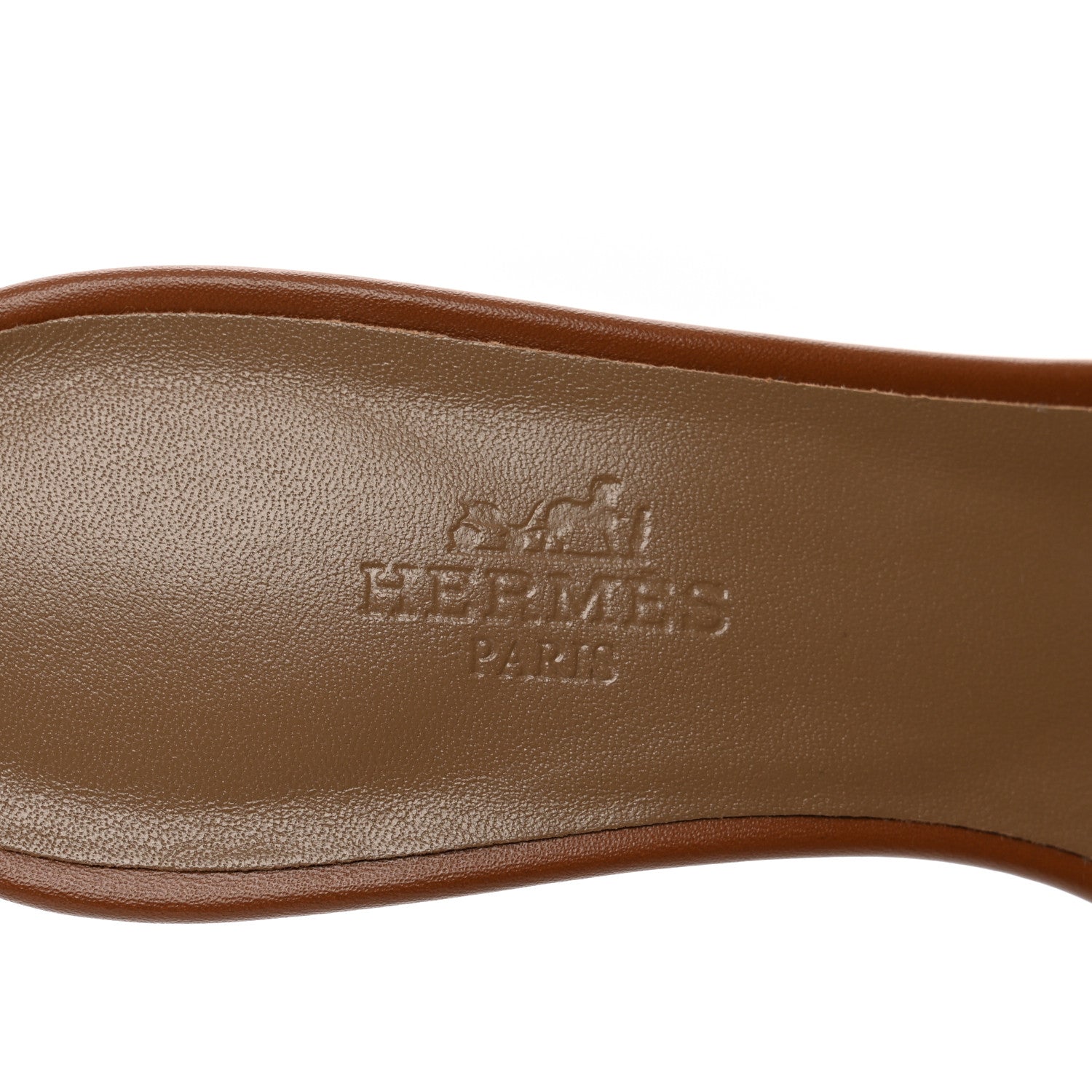 Hermes Calfskin Oasis Sandals 36 Gold 8 of 9