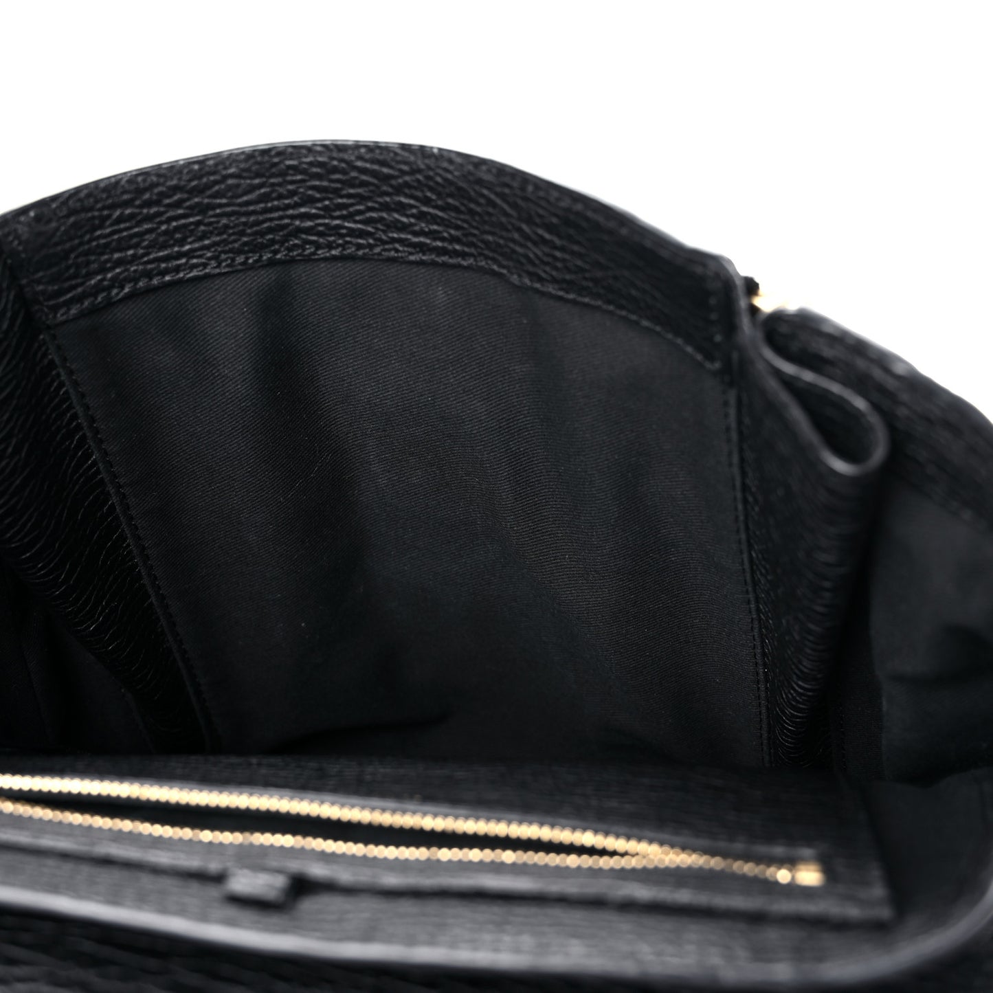 Textured Calfskin Medium Pashli Satchel Black