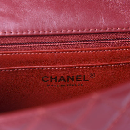 Chanel Aged Calfskin Quilted 2.55 Reissue Mini Flap Red 8 of 11