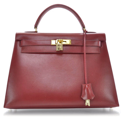 Hermes Box Kelly Sellier 32 Rouge 1 of 10