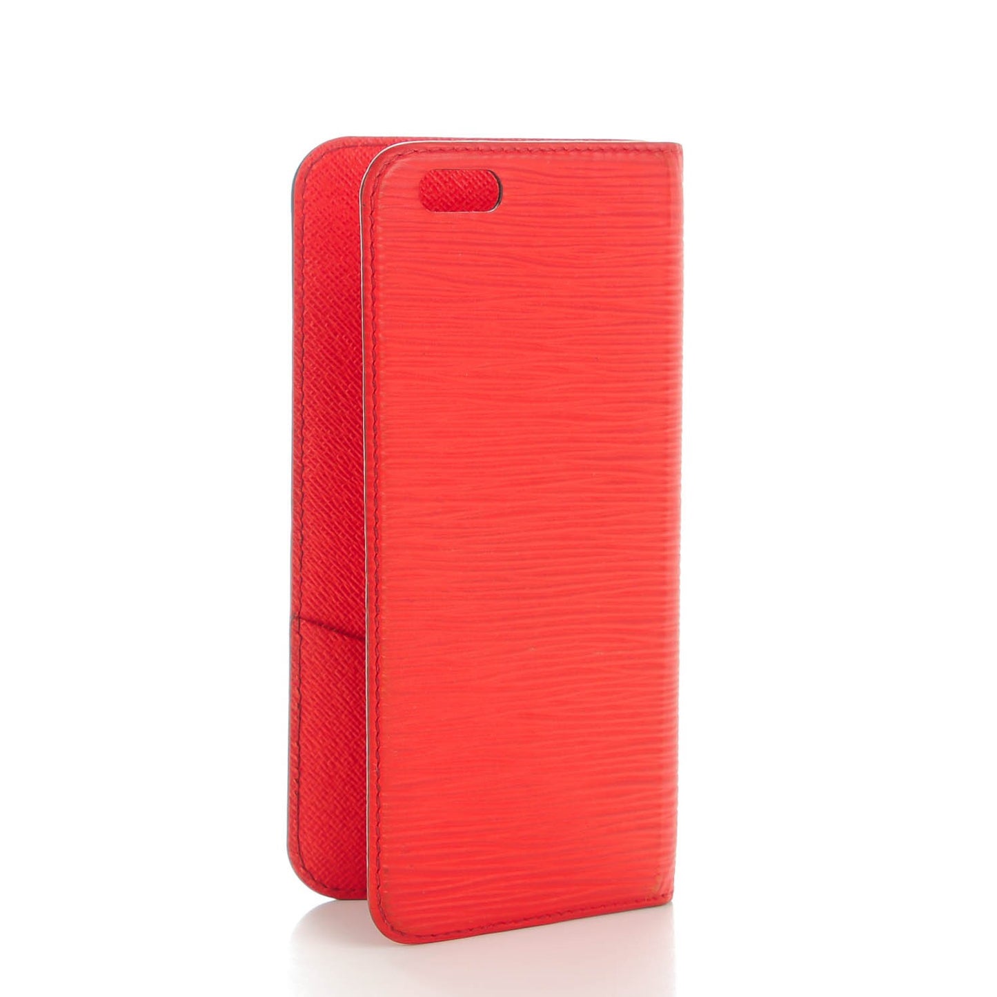 Epi iPhone 6 Plus Folio Coquelicot