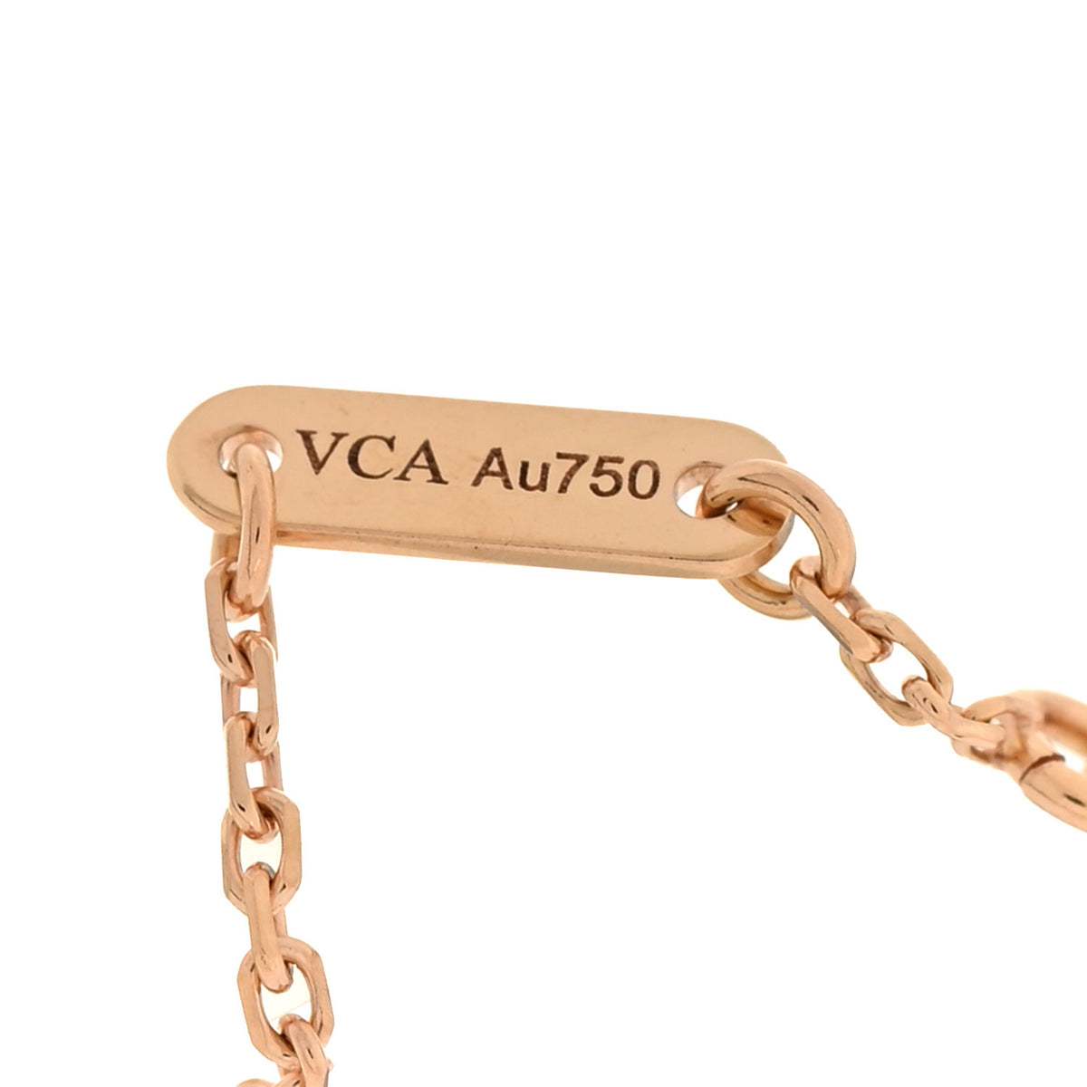 18K Rose Gold Carnelian Sweet Alhambra Bracelet