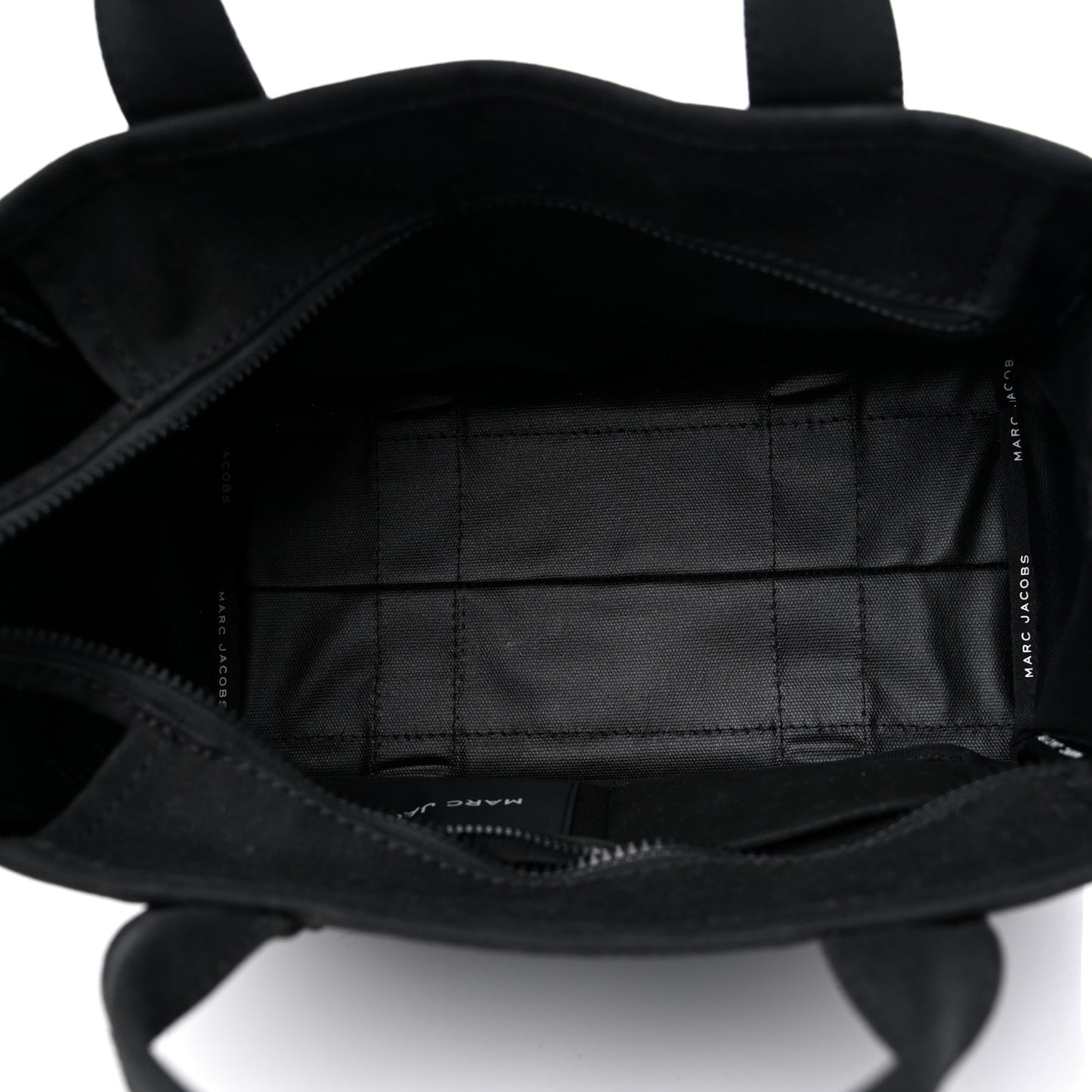 Cotton Canvas Small The Traveler Tote Bag Black