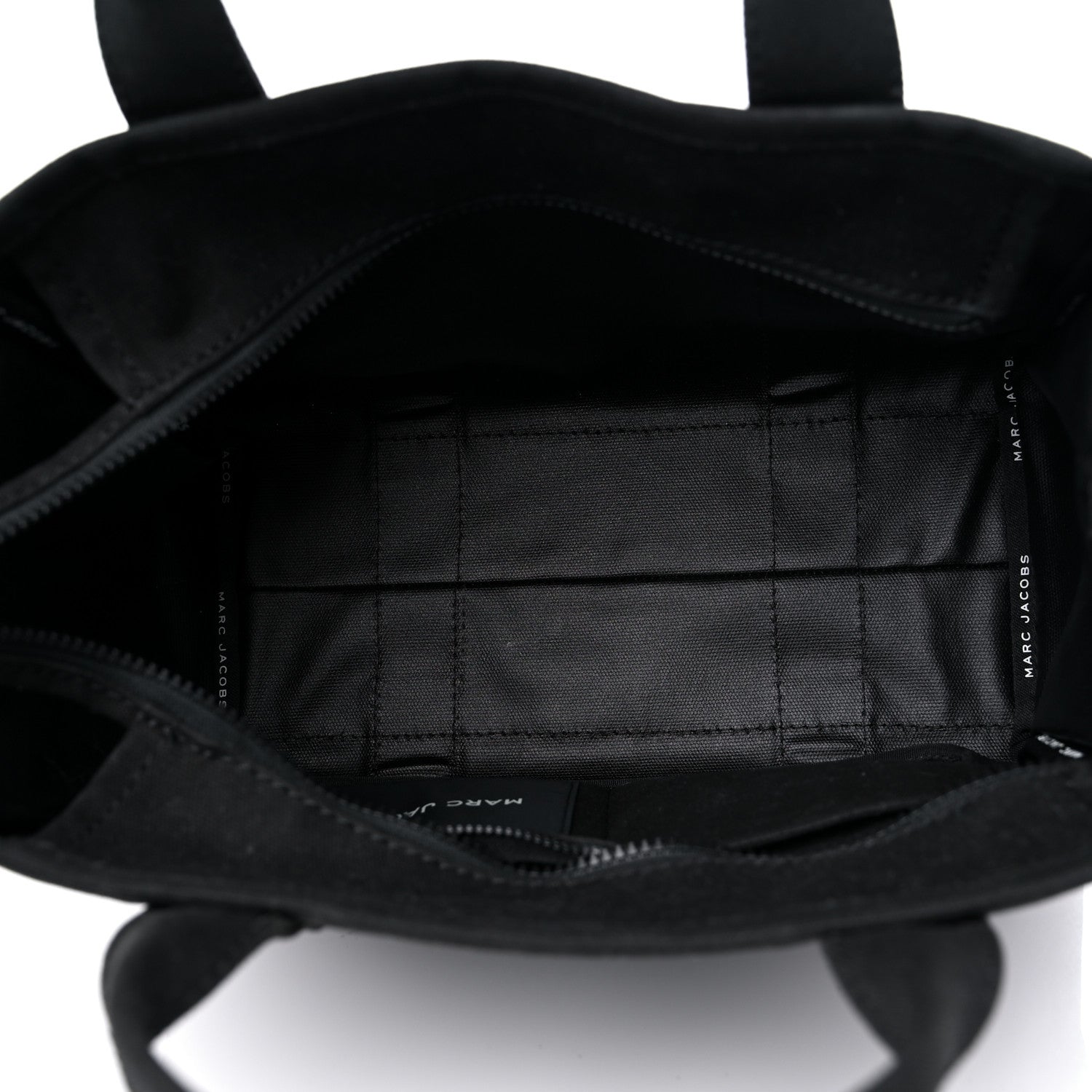 Marc Jacobs Cotton Canvas Small The Traveler Tote Bag Black 5 of 10