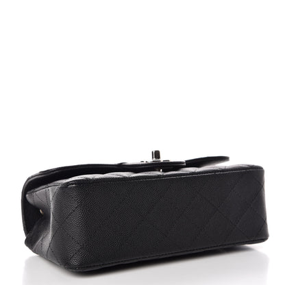 Chanel Caviar Quilted Mini Rectangular Flap Black 4 of 10