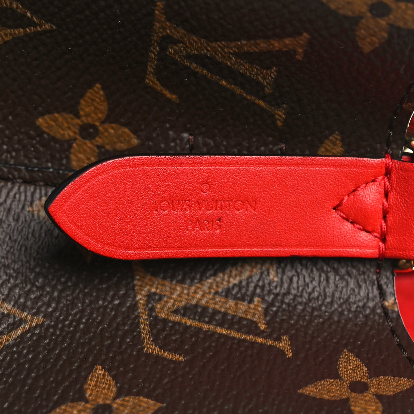 Monogram Braided Neonoe Coquelicot