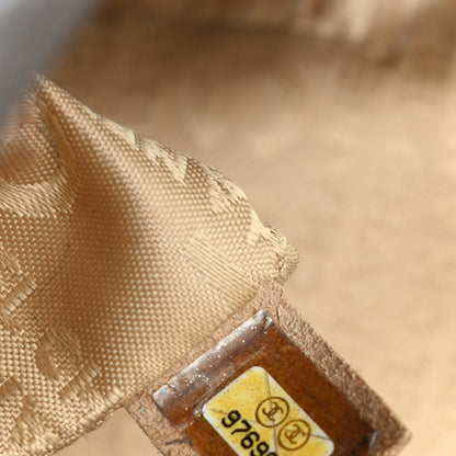 Chanel Metallic Caviar Quilted Vertical Bowler Light Gold 7 of 9