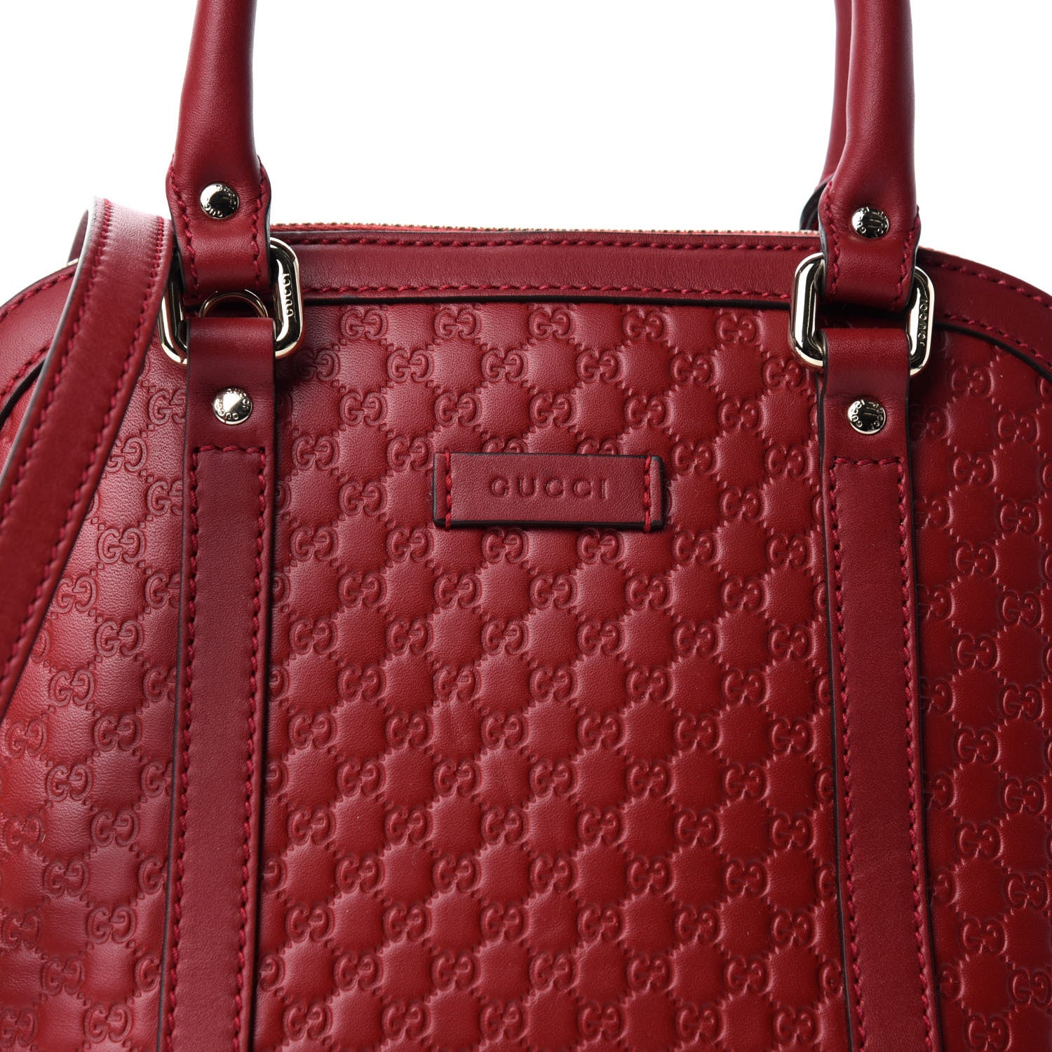 Gucci Soft Microguccissima Mini Dome Bag Rosso 10 of 10
