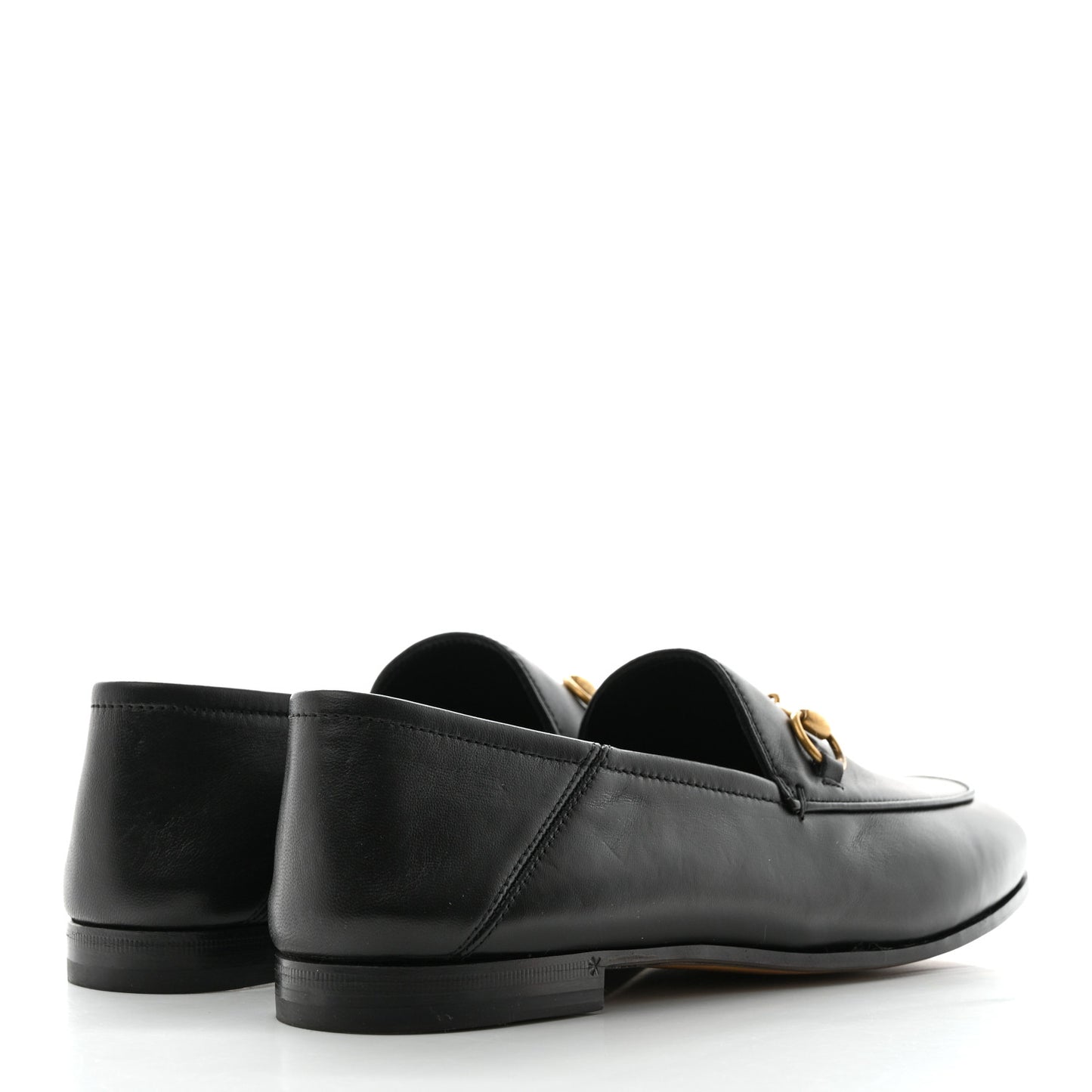 Lambskin Womens Brixton Horsebit Loafers 39 Black