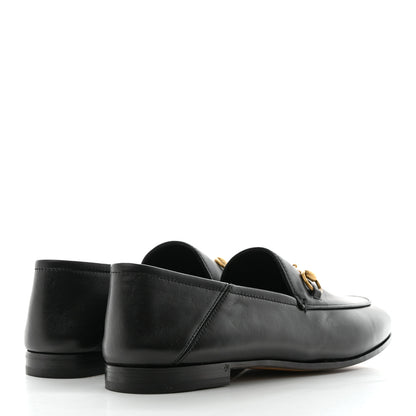 Gucci Lambskin Womens Brixton Horsebit Loafers 39 Black 4 of 9