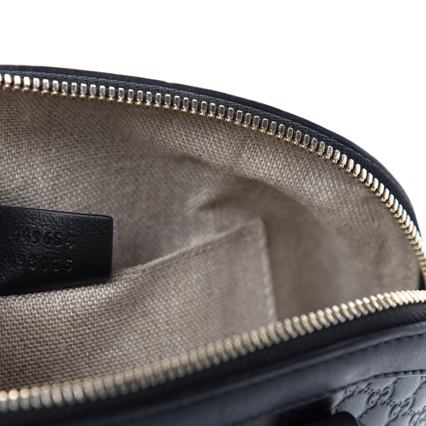 Microguccissima Mini Dome Bag Black