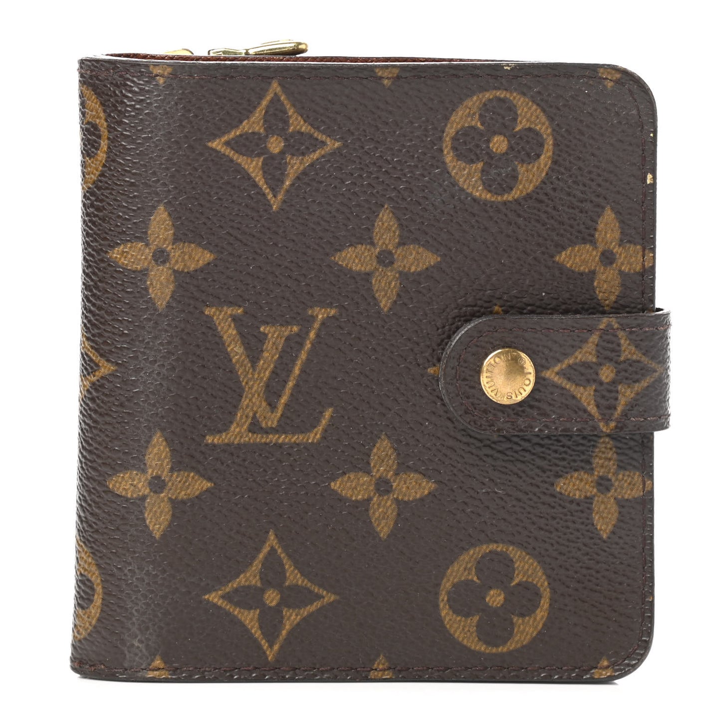 Monogram Compact Zippe Zipped Wallet