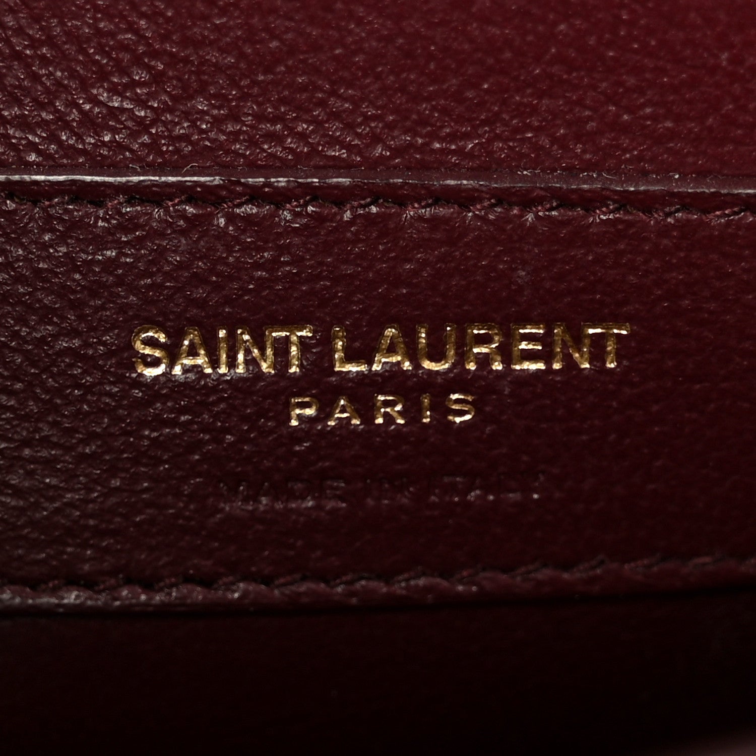 Saint Laurent Kid Scamosciato Smooth Calfskin Medium Classic Monogram Cassandra Top Handle Black Rouge Legion 6 of 10