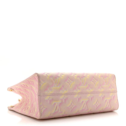 Louis Vuitton Empreinte Monogram Summer Stardust Onthego PM Pink 4 of 9