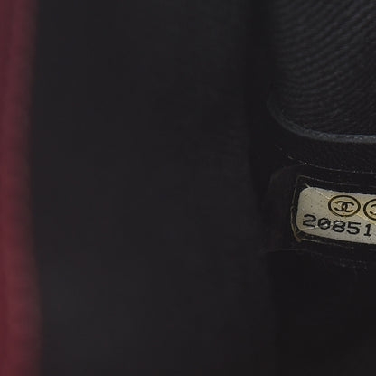 Chanel Patent Quilted Large Coco Shine Flap Burgundy 7 of 11