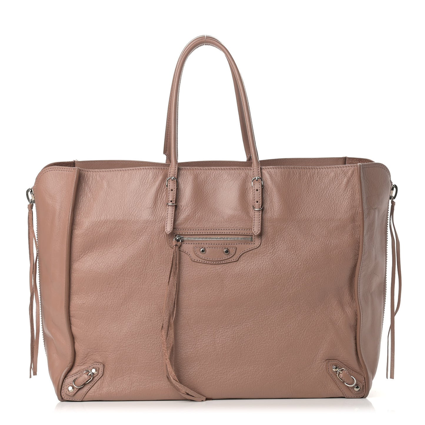 Veau Papier A4 Zip Around Tote Tomette