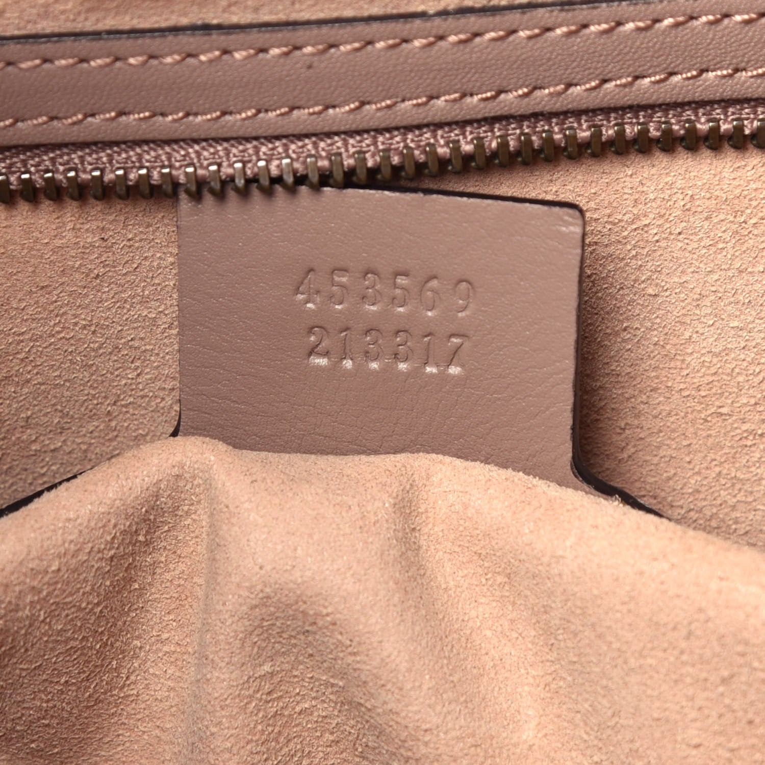 Gucci Calfskin Matelasse Medium GG Marmont Shoulder Tote Bag Porcelain Rose 7 of 9