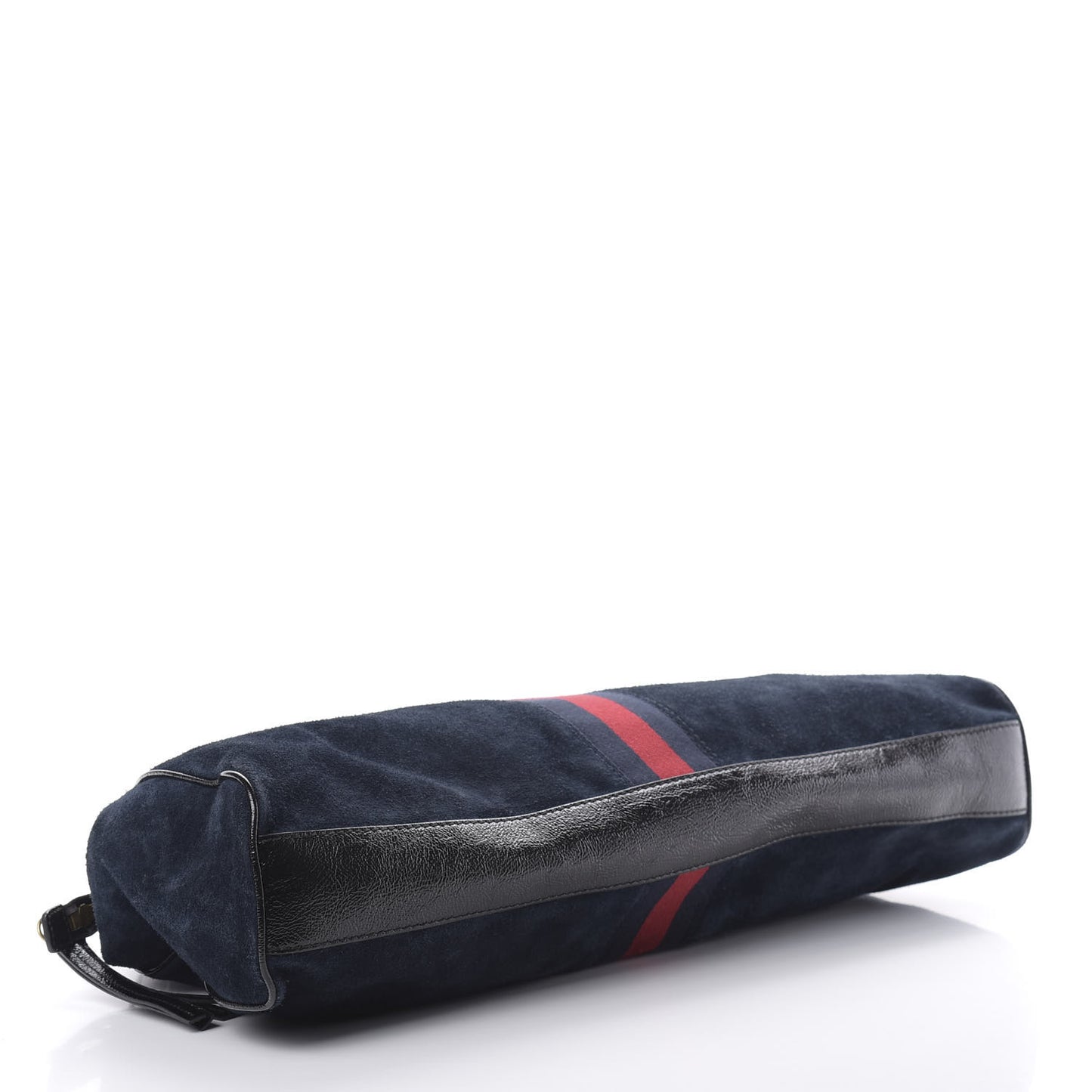 Suede Patent Ophidia Large Re(Belle) Top Handle Bag Blue Black