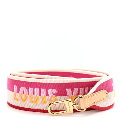 Louis Vuitton Jacquard Speedy Bandouliere 20 Shoulder Strap Fuchsia 1 of 3