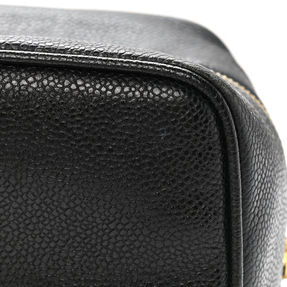 Chanel Caviar Timeless CC Cosmetic Pouch Bag Black 11 of 12