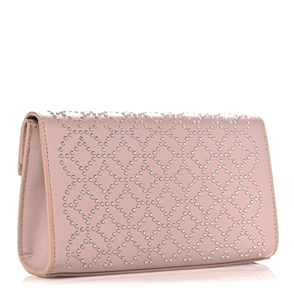 Alaia Calfskin Arabesque Studded Clutch Sable 3 of 18