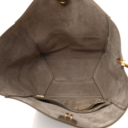 Celine Soft Grained Calfskin Sangle Bucket Bag Taupe 5 of 9