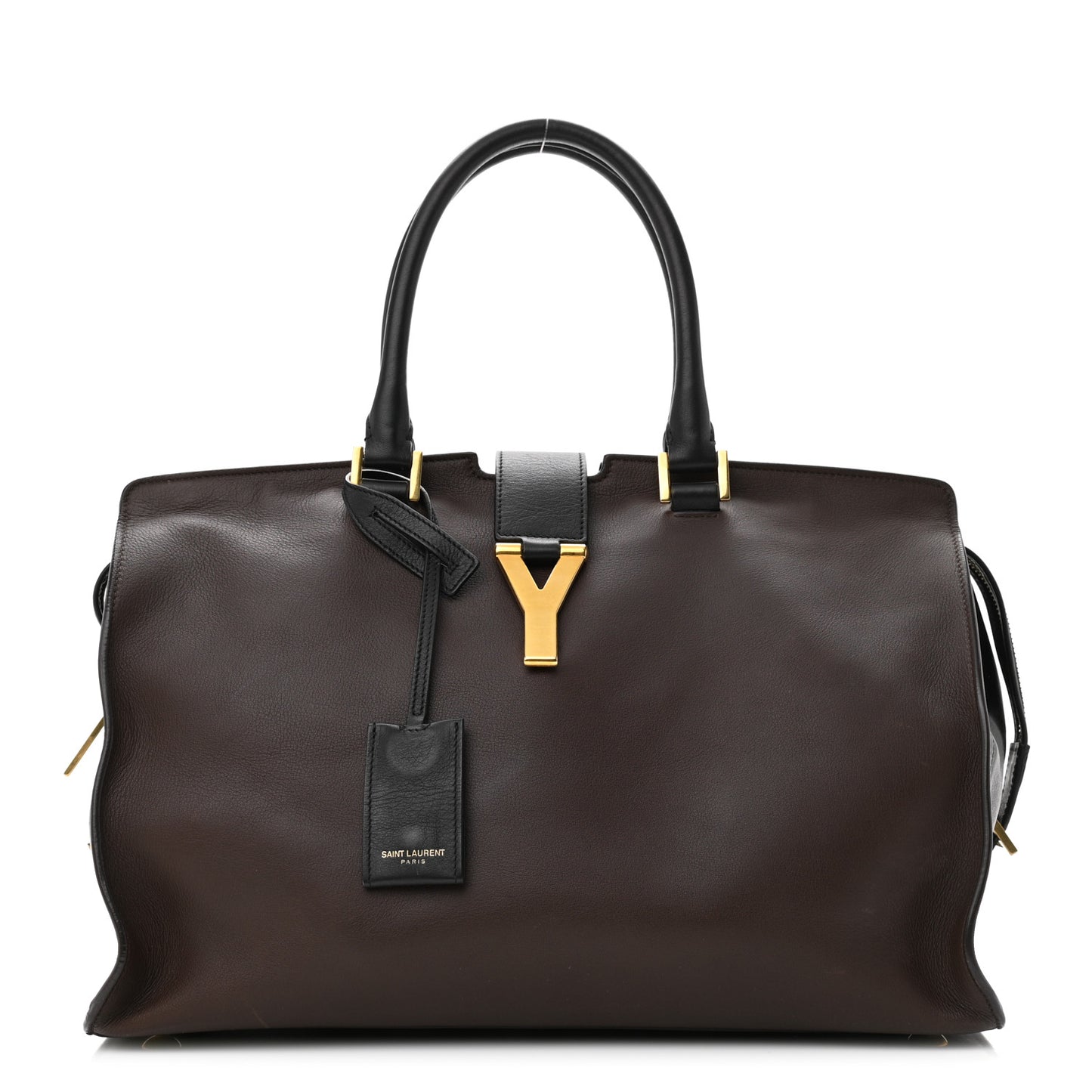 Calfskin Small Classic Y Cabas Brown