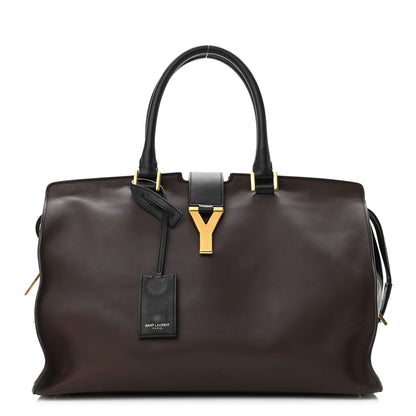 Saint Laurent Calfskin Small Classic Y Cabas Brown 1 of 14