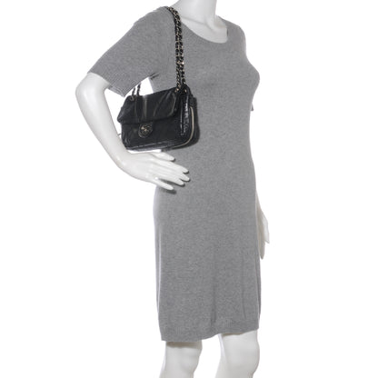Chanel Calfskin Expandable Flap Black 2 of 9
