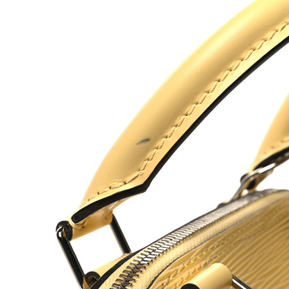 Louis Vuitton Epi Jacquard Alma BB Jaune Plume 10 of 10
