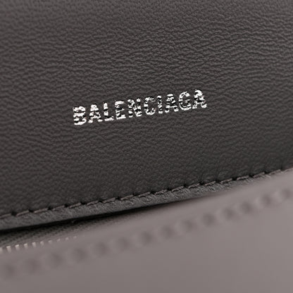 Balenciaga Shiny Box Calfskin Small Hourglass Top Handle Bag Dark Grey 5 of 12