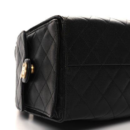 Chanel Caviar Quilted Medium Chanel 25 Handbag Black 10 of 11