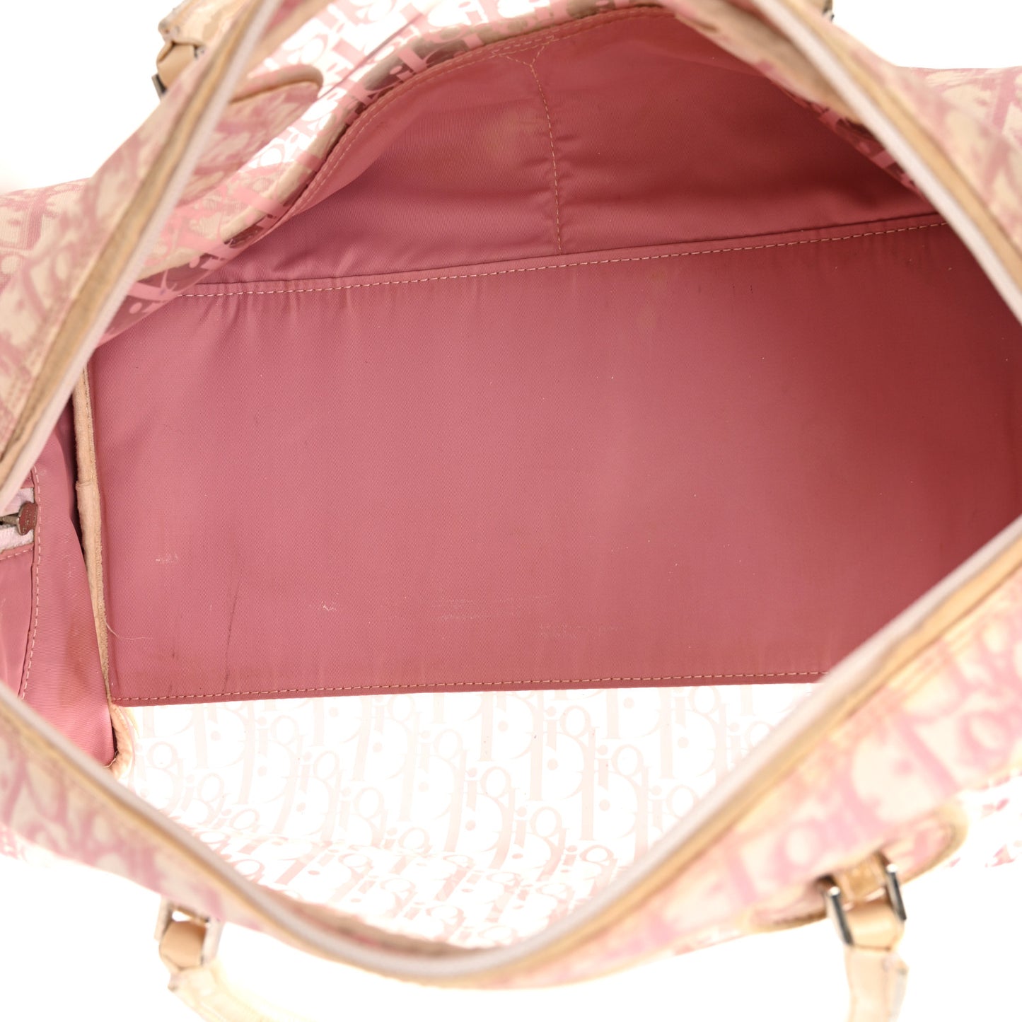 Monogram PVC Bowler Pink