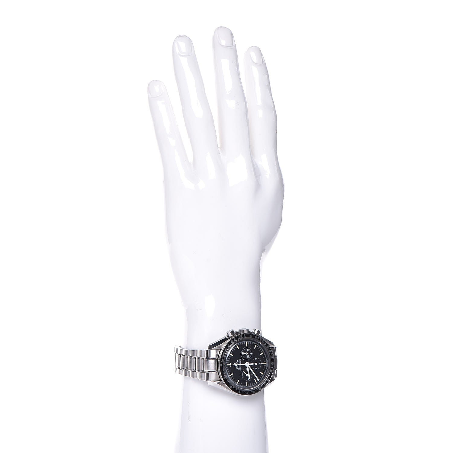 Omega Stainless Steel 42mm Speedmaster Moonwatch Professional Chronograph Manual Winding Watch Black 3570.50.00 2 of 8