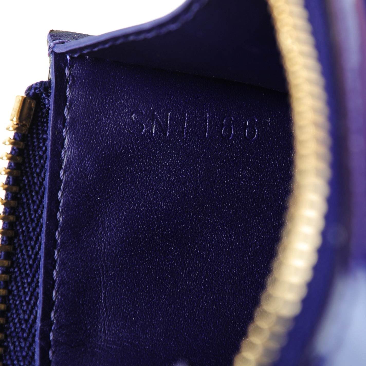 Louis Vuitton Vernis Key Pouch Blueberry 7 of 7