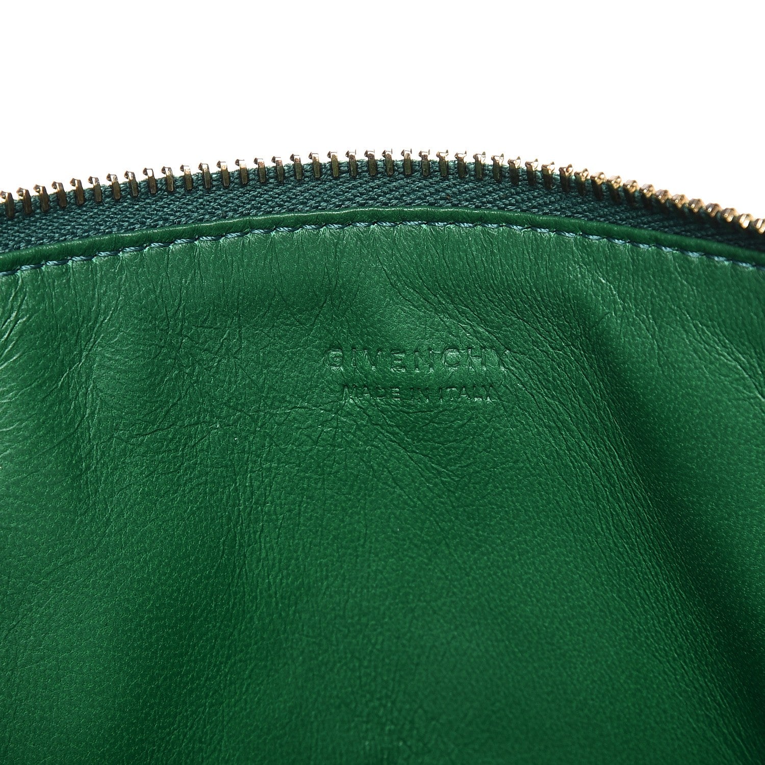 Givenchy Lambskin Medium Lucrezia Clutch Emerald 6 of 7