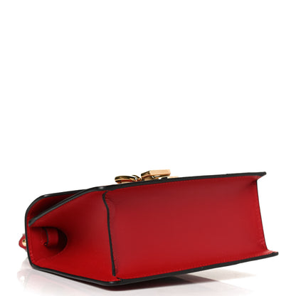 Gucci Calfskin Mini Sylvie Top Handle Bag Hibiscus Red 3 of 10