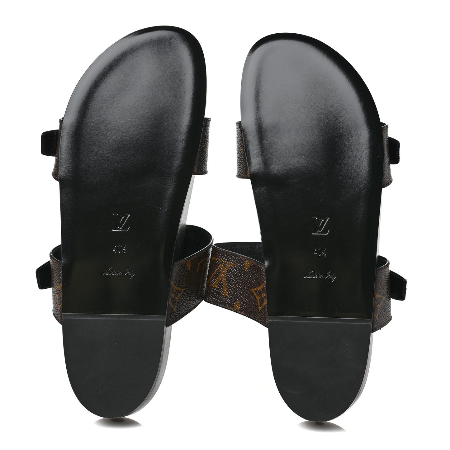 Monogram Bom Dia Mule Sandals 40.5 Black