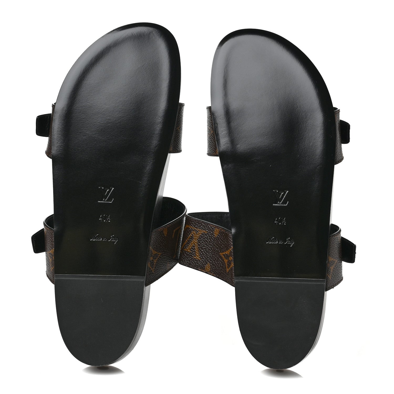 Louis Vuitton Monogram Bom Dia Mule Sandals 40.5 Black 5 of 7
